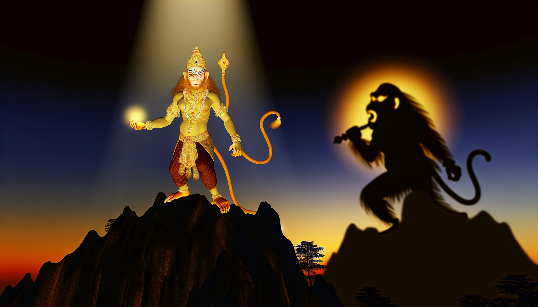 Chaupai 29: Invoking Hanuman's Power to Vanquish Evil