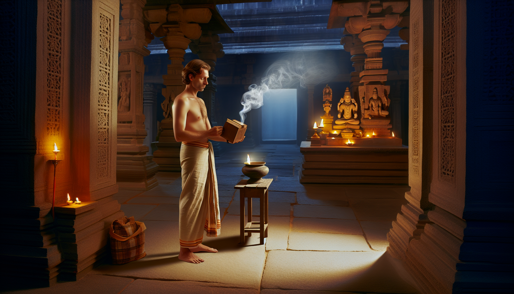 Chaupai 54: Offering Incense and Reciting Scriptures