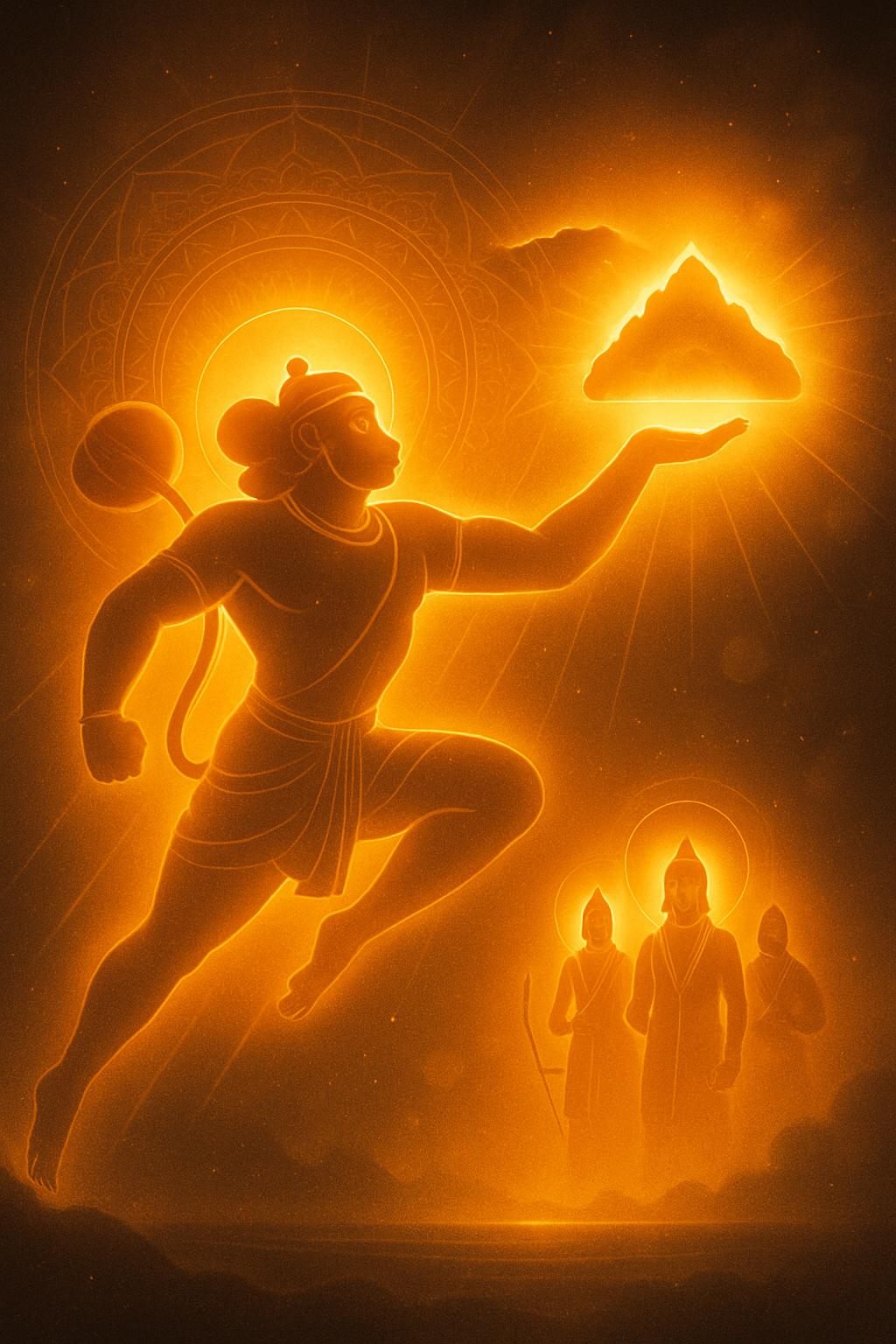 Hanuman's Strength and Devotion