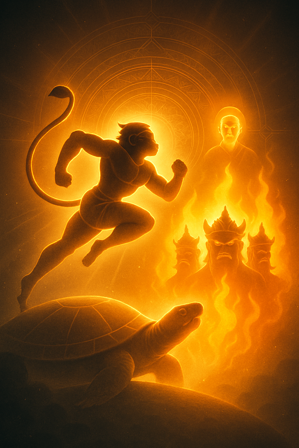 Hanuman's Strength and Valor