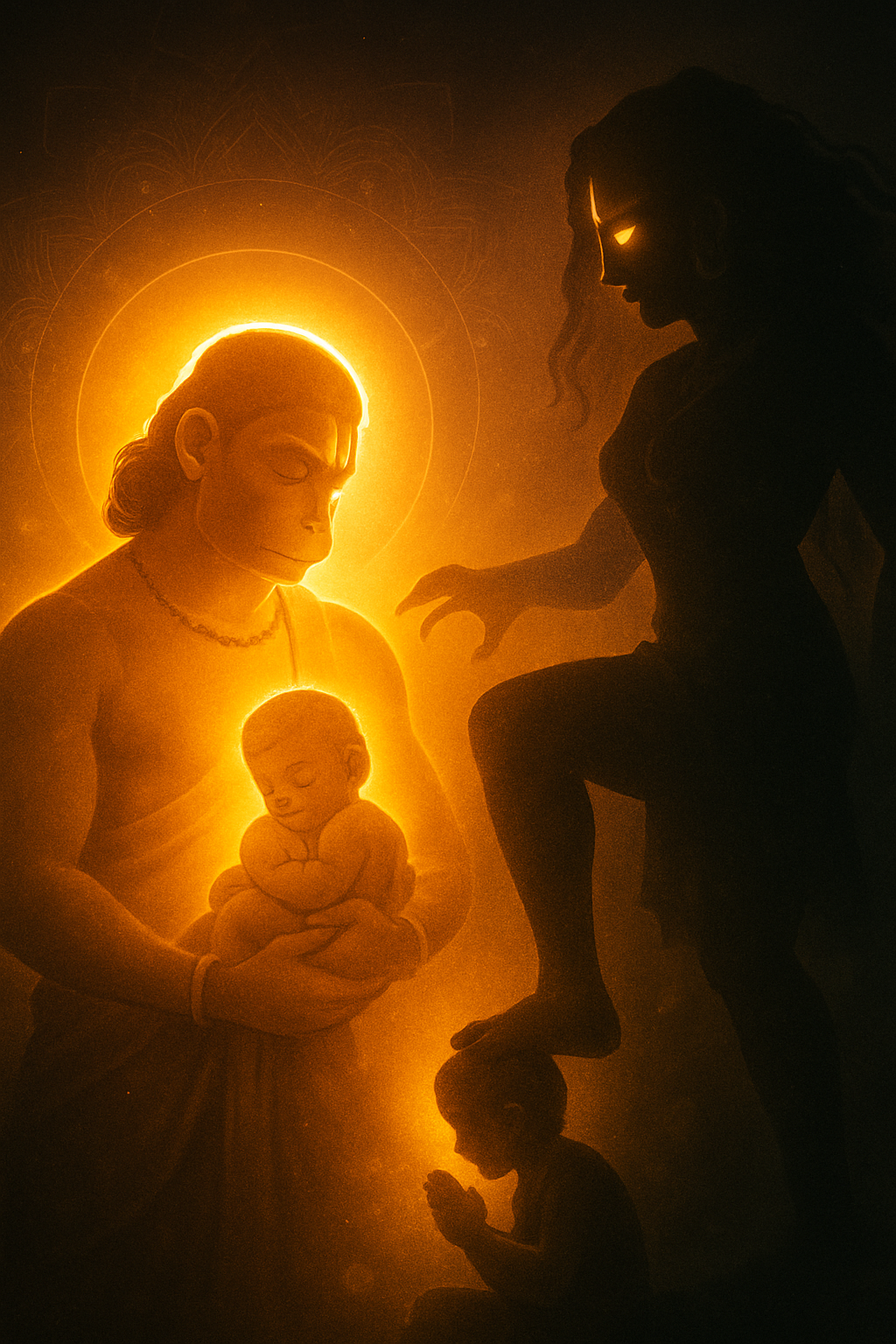 Hanuman's Power and Compassion