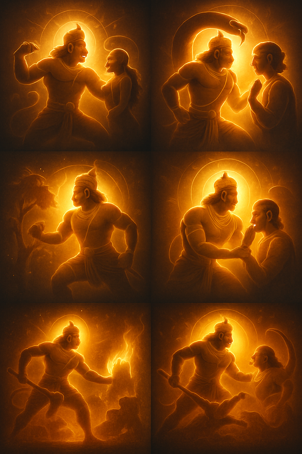 Hanuman's Valour and Victory