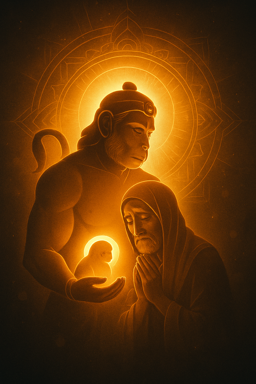 Hanuman's Humility and Devotion