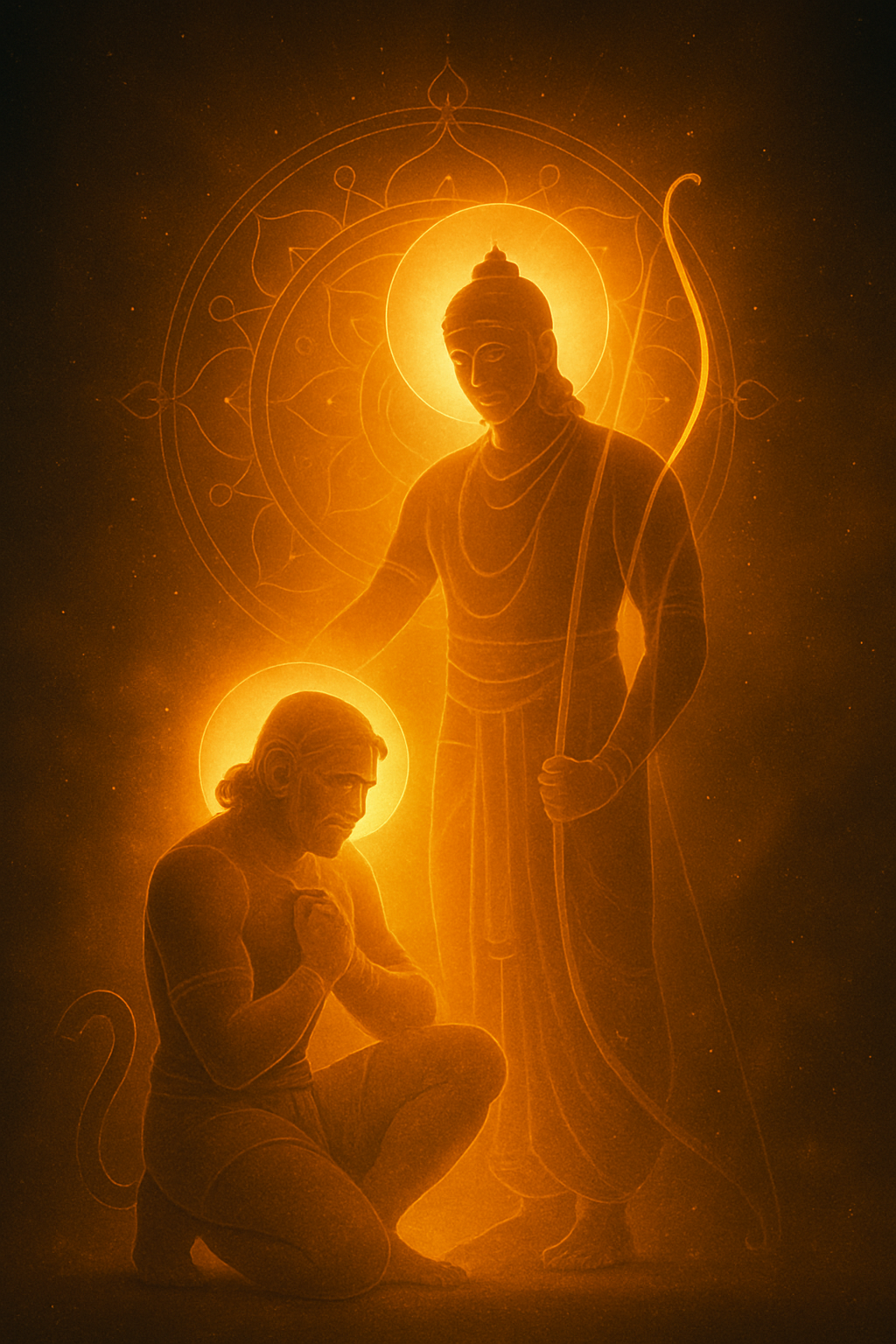 Invocation of Hanuman's Strength and Compassion