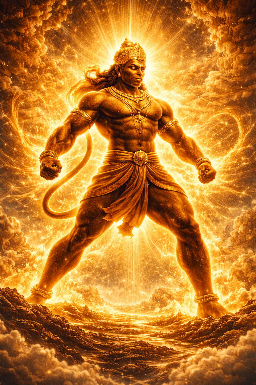 Verse 3: Great Hero with Body Like Thunderbolt