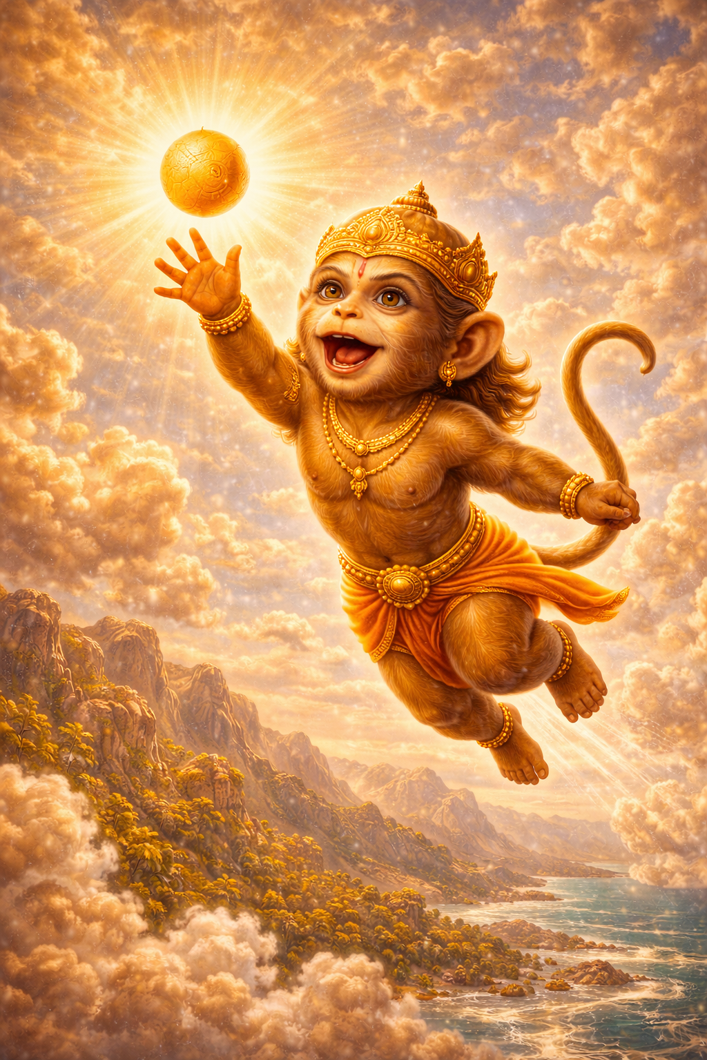 Verse 18: Childhood Leap to the Sun