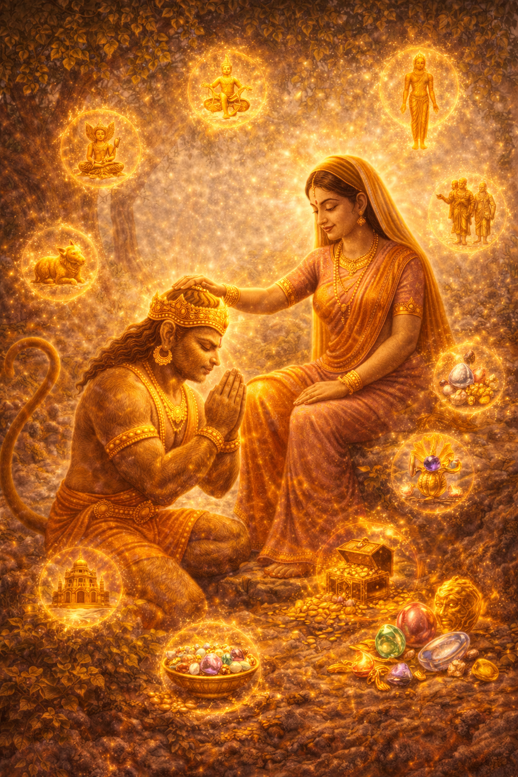 Verse 31: Giver of Eight Siddhis and Nine Treasures