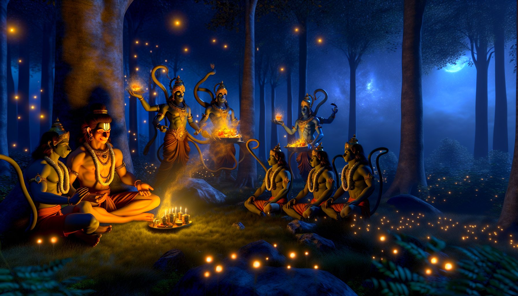 Chaupai 12: Hanumans Humble Request for Food