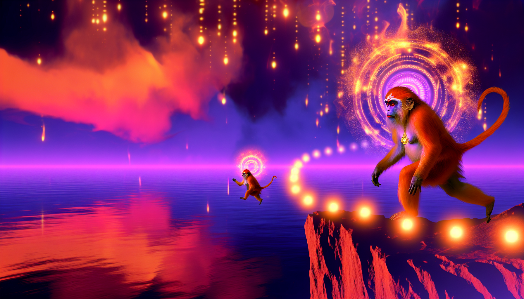 Chaupai 19: Hanumans Transformation for the Leap